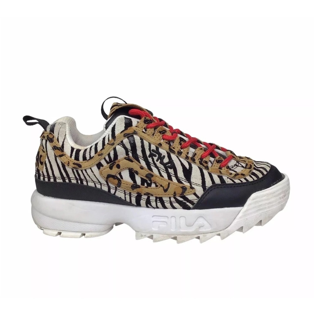 Fila Disruptor 2 Zebra Print Sneakers